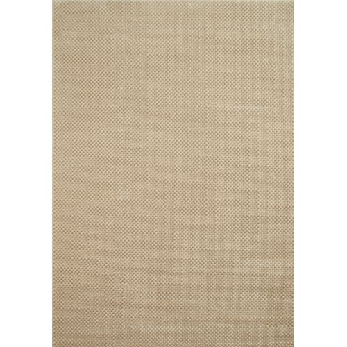 Tapis Motif Damier En Relief - Crème Et Beige - 120x160 cm
