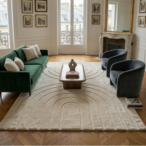 Tapis Salon Arc - Alaska Beige 120x160