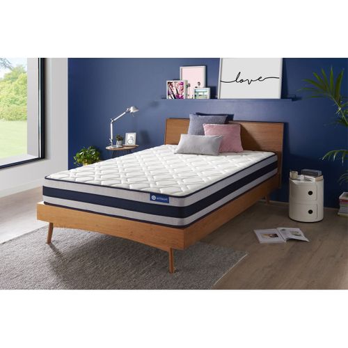 Matelas Ressorts Ensachés Et Mémoire De Forme 140x190 Actiflex Ergo - Ep: 24cm - Confort Ferme