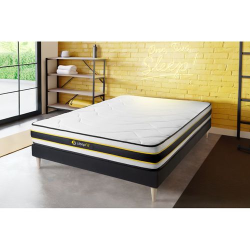 Matelas Ressorts Ensachés Et Mémoire De Forme 140x200 Flexy - Ep: 22cm - Confort Ferme
