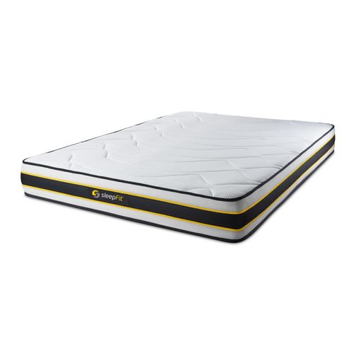 Matelas Ressorts Ensachés Et Mémoire De Forme 140x200 Flexy - Ep: 22cm - Confort Ferme