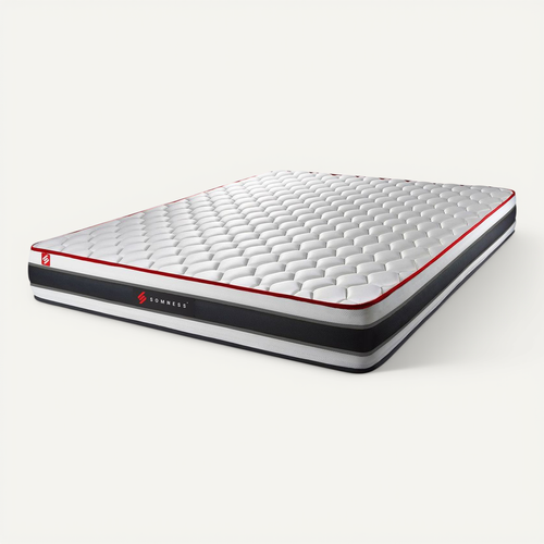 Matelas Ressorts Ensachés Et Mémoire De Forme 140x200 Energy - Ep: 22cm - Confort Ferme
