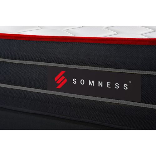 Matelas Ressorts Ensachés Et Mémoire De Forme 90x190 Boost - Ep: 26cm - Confort Equilibré