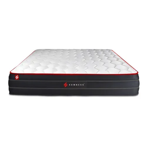 Matelas Ressorts Ensachés Et Mémoire De Forme 140x190 Boost - Ep: 26cm - Confort Equilibré