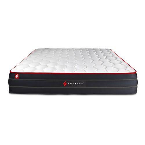 Matelas Ressorts Ensachés Et Mémoire De Forme 180x200 Boost - Ep: 26cm - Confort Equilibré