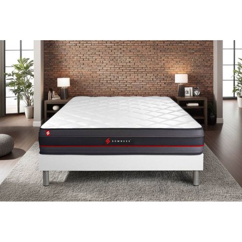 Matelas Mousse 200x200 cm REGEN - Accueil Mémoire De Forme - Ep: 24cm - Confort Ferme