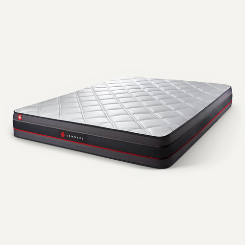 Matelas Mousse 200x200 cm REGEN - Accueil Mémoire De Forme - Ep: 24cm - Confort Ferme