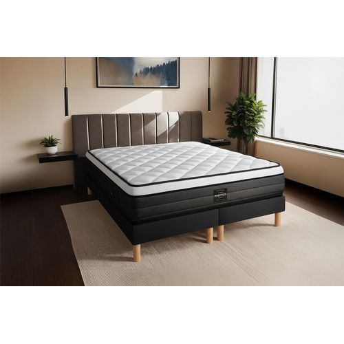 Matelas Ressorts Ensachés Et Mémoire De Forme 140x190 Suite - Ep: 26cm - Confort Equilibré