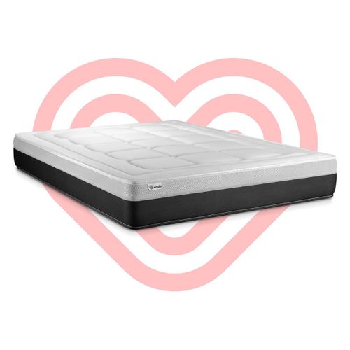 Matelas Ressorts Ensaches Et 160x200 VITAL FORM - Ep: 22cm - Confort Ferme et Mémoire De Forme