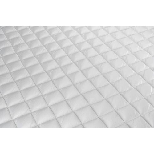 Ensemble Vitalmemo One 200 X 200 Cm Sommier Kit Blanc - Mousse Polyuréthane à Mémoire De Forme