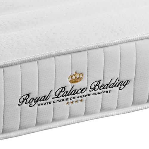 Ensemble Matelas à Mémoire De Forme Nottingham 160x200cm Sommier Kit Blanc + 2 Oreillers + 1 Couette