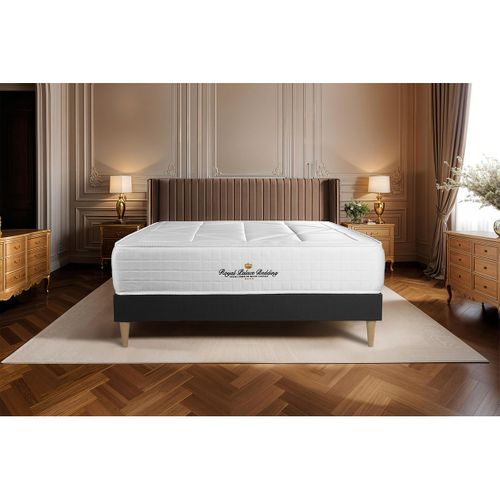 Ensemble Matelas Ressorts Ensachés Et Mémoire De Forme 160x200 Windsor Ep:26 Cm - Sommier Kit Noir