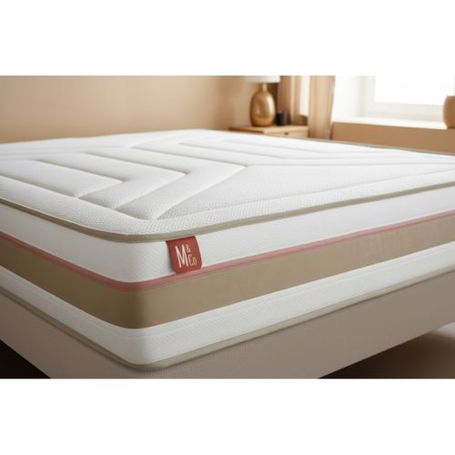 Matelas Ressorts Ensachés Et Mémoire De Forme 200x200 Le Tendre - Ep: 28cm - Confort Equilibré