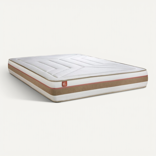 Matelas Ressorts Ensachés Et Mémoire De Forme 200x200 Le Tendre - Ep: 28cm - Confort Equilibré