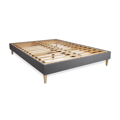 Ensemble Matelas Ressorts Ensachés 180x200 Actiflex Pur Ep:20 Cm - Sommier Kit Gris