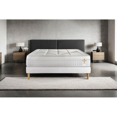 Matelas Ressorts Ensachés Et Mémoire De Forme 200x200 Vingt-huit - Ep: 28cm - Confort Equilibré