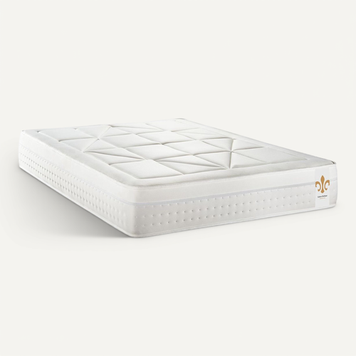 Matelas Ressorts Ensachés Et Mémoire De Forme 200x200 Vingt-huit - Ep: 28cm - Confort Equilibré