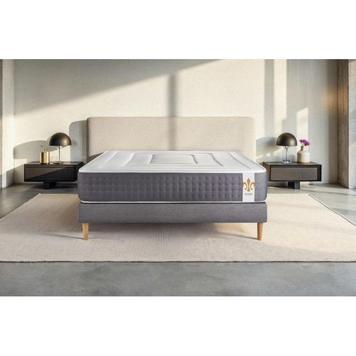 Matelas Ressorts Ensachés Et Mémoire De Forme 200x200 Vingt-six - Ep: 26cm - Confort Ferme