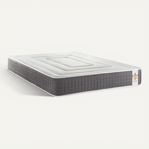 Matelas Ressorts Ensachés Et Mémoire De Forme 200x200 Vingt-six - Ep: 26cm - Confort Ferme