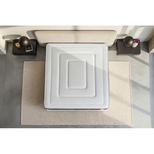 Matelas Ressorts Ensachés Et Mémoire De Forme 200x200 Vingt-six - Ep: 26cm - Confort Ferme