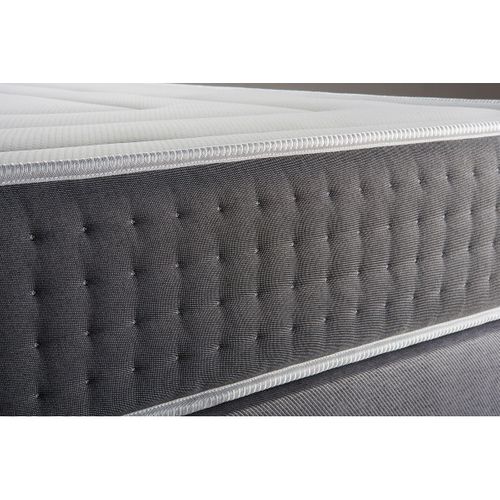 Matelas Ressorts Ensachés Et Mémoire De Forme 200x200 Vingt-six - Ep: 26cm - Confort Ferme