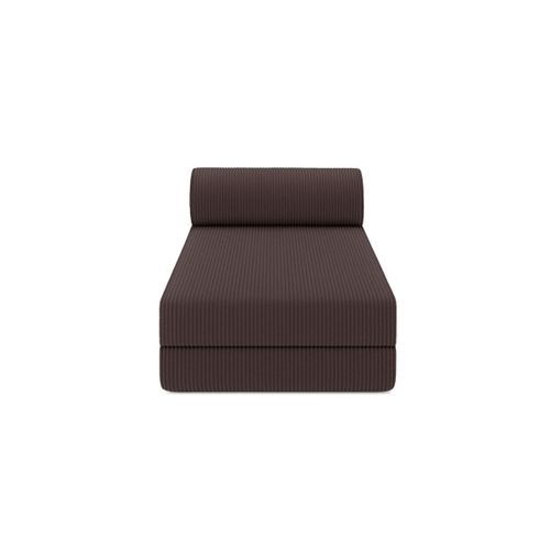 Méridienne Modulable Et Convertible - Velours Côtelé - Marron