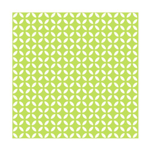 Lot De 20 Serviettes Papier Geometrique Vert
