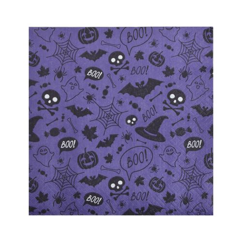 Lot De 20 Serviettes En Papier Motif Halloween