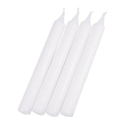 IKEA JUBLA Lot De 50 Bougies Blanches Pour Chandelier - 20 Cm - 6 Heures De Combustion