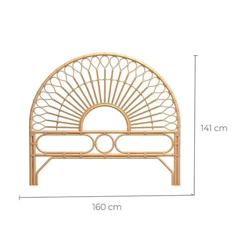 Tête De Lit 160 Cm En Rotin Naturel - Bahia