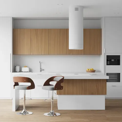 Chaise De Bar Réglable 62/84 Cm En Tissu Gris Clair - Louis