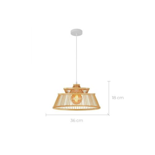 Suspension En Bambou Naturel D36 Cm - Tahaa