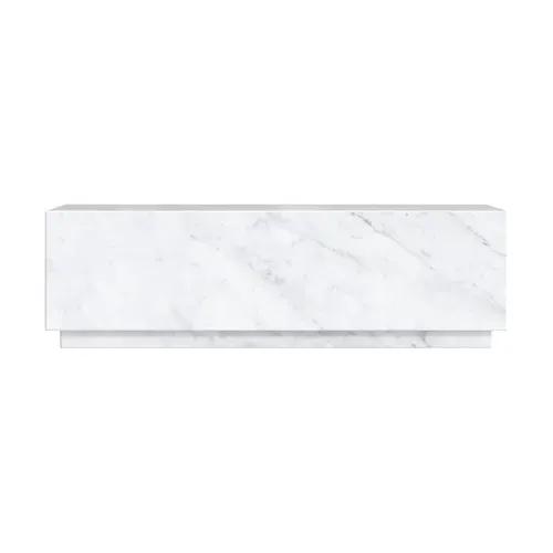 Table Basse Rectangulaire En Marbre Blanc - Izaé
