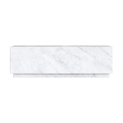 Table Basse Rectangulaire En Marbre Blanc - Izaé