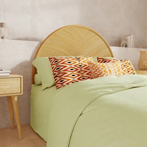 Tête De Lit En Rotin Naturel 140 Cm - Beigia