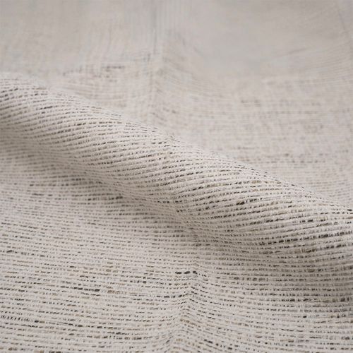 Lot De 2 Chaises En Tissu Gris Clair Chiné Et Pieds Noirs - Cécilia
