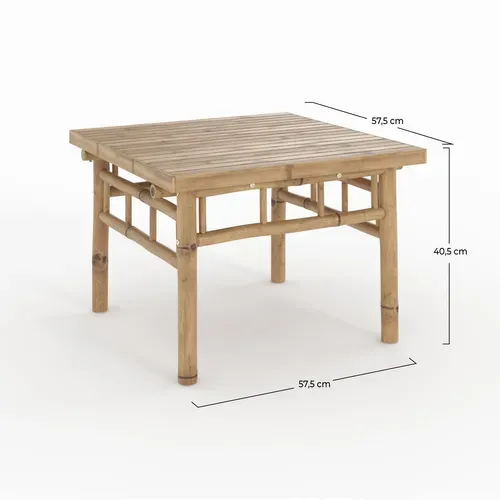 Table Basse De Jardin En Bambou - Vadella