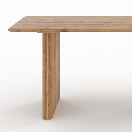 Table Rectangulaire En Bois D'acacia 6 Personnes - Andrea