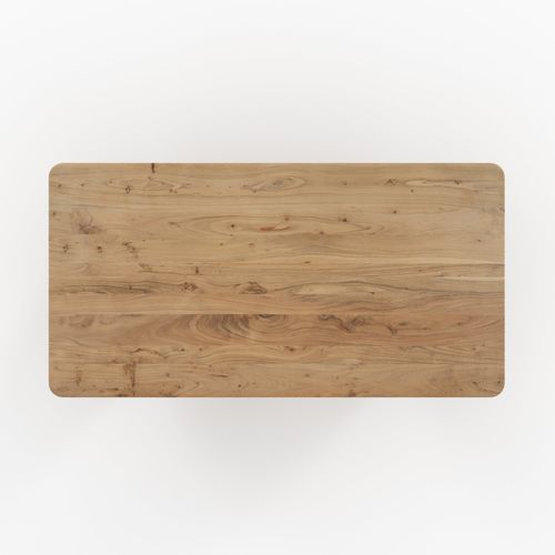 Table Rectangulaire En Bois D'acacia 6 Personnes - Andrea