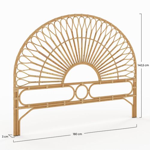 Tête De Lit 180 Cm En Rotin Naturel - Bahia