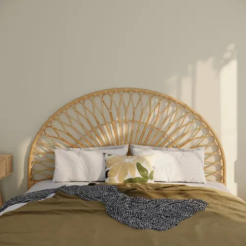 Tête De Lit 180 Cm En Rotin Naturel - Bahia