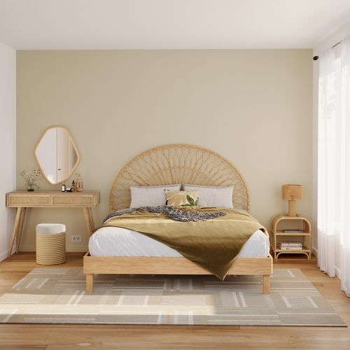 Tête De Lit 180 Cm En Rotin Naturel - Bahia