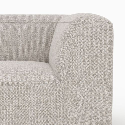Canapé Modulable En Tissu Beige 3 Places - Hestia
