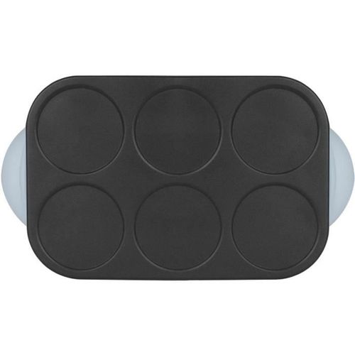 Appareil à Crêpes Party Électrique 6 Mini Crêpes, 1500w, Bleu Ciel