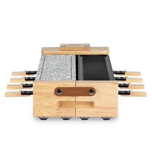 Raclette, Pierre À Cuire Et Grill 8 Personnes Design Bois - Wod360