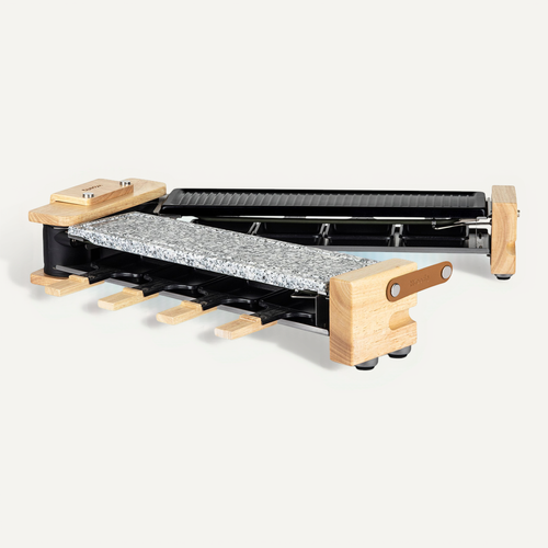 Raclette, Pierre À Cuire Et Grill 8 Personnes Design Bois - Wod360