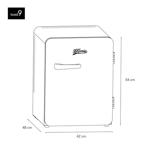 Réfrigérateur Mini Bar Toad9 - Vintage 31 L
