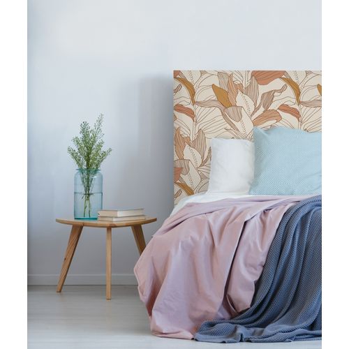 Tête De Lit Déhoussable Toni 160x110 Cm Coloris Rose Pâle