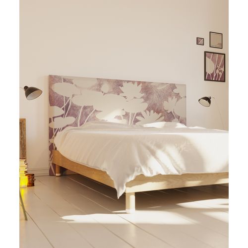 Tête De Lit Déhoussable Haku 140x110 Cm Coloris Rose Pâle