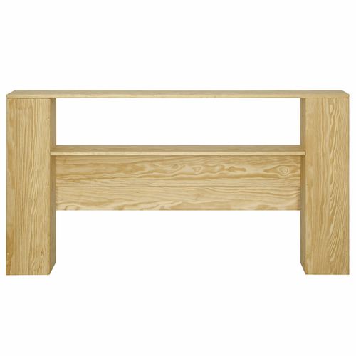 Tête De Lit Avec Rangements Lou   Bois Naturel 160 Cm